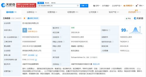 四川航空资本扩容至106亿，深耕票务代理服务新布局